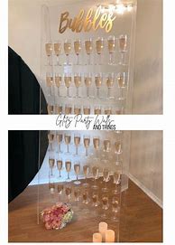 Image result for Standing Wall of Champagne