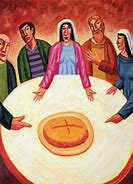 Image result for Abstract Art Jesus Breaking Bread