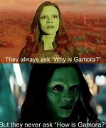 Image result for Gamora Adopts Baby Groot Memes