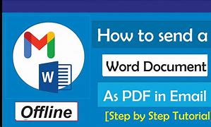 Image result for How to Send Word Document as PDF