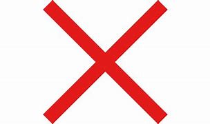Image result for Red Letter X Icon