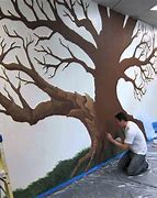 Image result for Wall Painting Tree Design