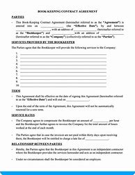 Image result for Free Bookkeeping Contract Template