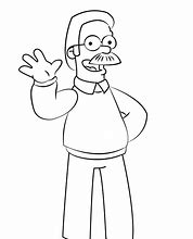 Image result for How to Draw Ned Flanders