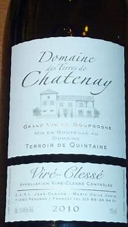 Image result for Terres Chatenay Vire Clesse Chazelle