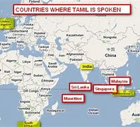 Image result for Tamil Language Spoken Where