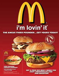 Image result for Fast Food Print Ads