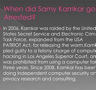 Image result for Samy Kamkar Arrested