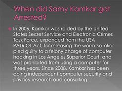Image result for Samy Kamkar Arrested