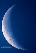 Image result for Blue Crescent Moon