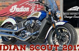 Image result for Blue Indian Scout Motorcycle