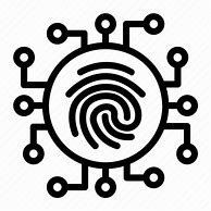 Image result for Cyber Security Fingerprint Icon Set PNG