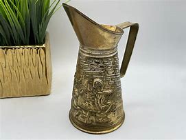 Image result for Antique Brass Pitcher