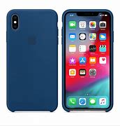 Image result for Apple Silicone Case iPhone X Blue