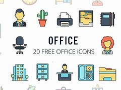Image result for Office Icons Free Red