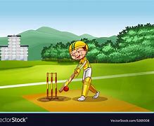 Image result for Friends Playing Cricket Cartoon