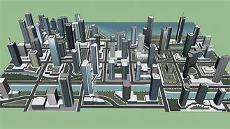 Image result for City 3D Model Sketch