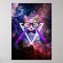 Image result for Galaxy Cat Poster