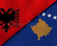 Image result for Albania Kosovo Flag