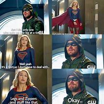 Image result for Flash and Supergirl Memes