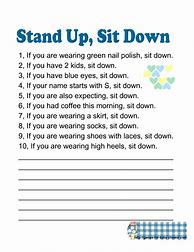 Image result for Sit Down Please Whisper Game