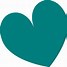 Image result for Turquoise and Gold Heart Clip Art