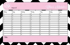 Image result for Blank Weekly Schedule Desk Pad