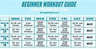 Image result for Beginner Workout Plan PDF