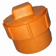 Image result for PVC Clean Out 3 Orange