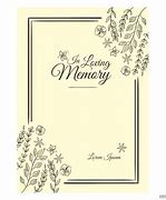 Image result for In Memory Word Template