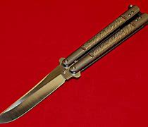 Image result for Titanium Balisong Knife