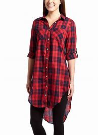 Image result for Red Plaid Tunic