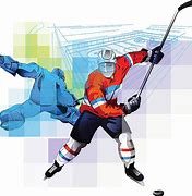 Image result for Big Hit Hockey Drawing
