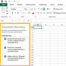 Image result for Recovery Excel File