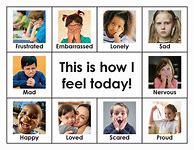 Image result for Feelings Chart with Human Faces