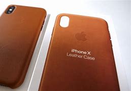 Image result for iPhone X Black Leather Case
