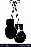 Image result for Black and White Boxing Gloves Silhouette