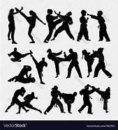 Image result for Fighting Silhouette Stickers