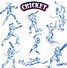 Image result for Cricket Game Cartoon Stickers