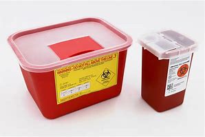 Image result for Red Sharps Container Disposal