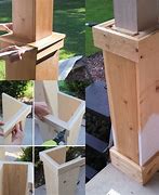 Image result for Wood Post Wraps
