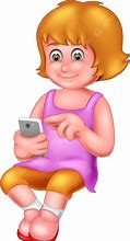 Image result for Playing Mobile Phone Cartoon