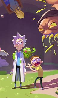 Image result for Rick and Morty iPhone 6s Plus Background