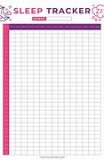 Image result for Adult Sleep Chart Printable