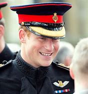 Image result for Prince Harry in Uniform Red