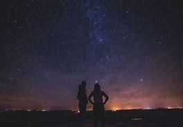 Image result for Girl Looking at Stars Night