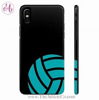 Image result for Teal and Black Volleyball Phone Case for iPhone 8