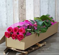 Image result for Long Stemmed Roses Gift Box