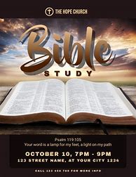 Image result for Bible Studies Flyer