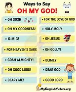 Image result for Oh My God Your
